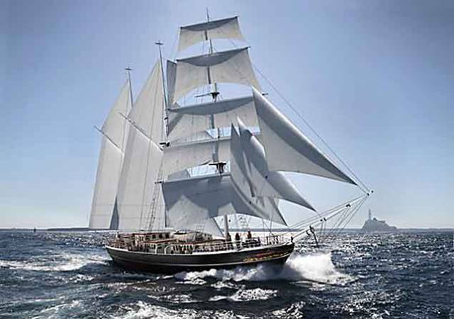 The Irish Atlantic Youth Trust’s proposals are for a 40 metre all-Ireland sailing training barquentine as this artist's impression shows