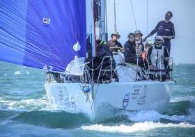 Jedi starts the 2018 Round Ireland race just days prior to the man overboard incident that’s the subject of Kenneth Rumball and John White’s talk