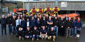 Union Hall RNLI crew and supporters