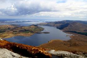 Lough Corrib, second largest lake in Ireland after Lough Neagh, which is the focus of a new community partnership to transform it into Ireland&#039;s lake district for walkers