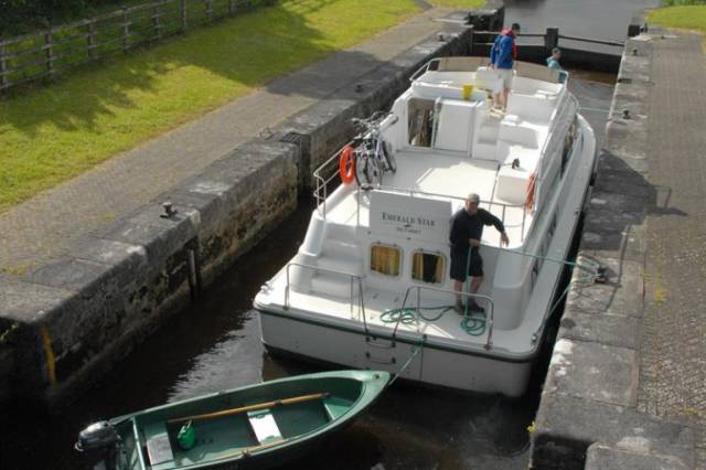 A lock on the Shannon Erne Canal