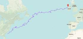 Cruiser’s GPS tracker shows its incredible five-month voyage from South Carolina to Mayo