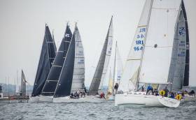 A Cruiser–Racer start at June&#039;s Wave Regatta at Howth Yacht Club