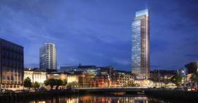 Custom House Quay development. AFLOAT adds the CGI image of the proposed tower development (on right) at the Port of Cork site where existing and historic bonded warehouses are located in the city&#039;s &#039;docklands&#039; 