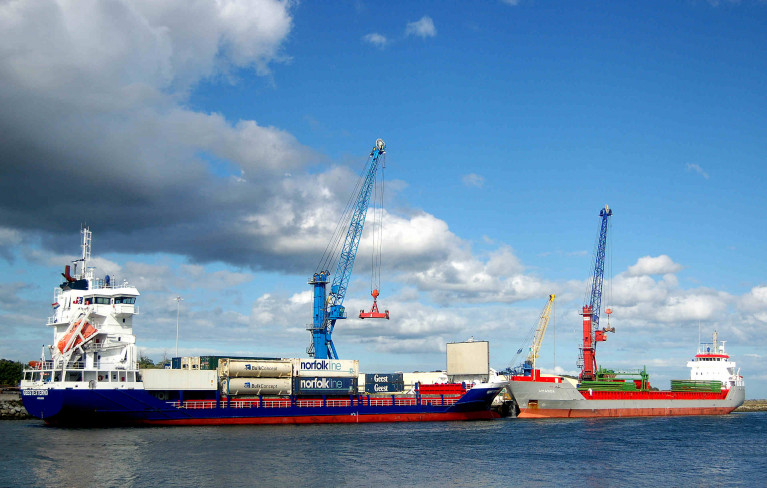 The planned Bremore Ireland Port would be situated on the Dublin-Meath border near Balbriggan and cater for cargo and passenger ferry traffic. Above Drogheda Port's main berth facaility Afloat adds is the Tom Roes Point Terminal located downriver of the Co. Louth town on the Boyne estuary. 