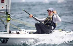 Finn Lynch made the Gold fleet cut - but only just - in Japan today. 