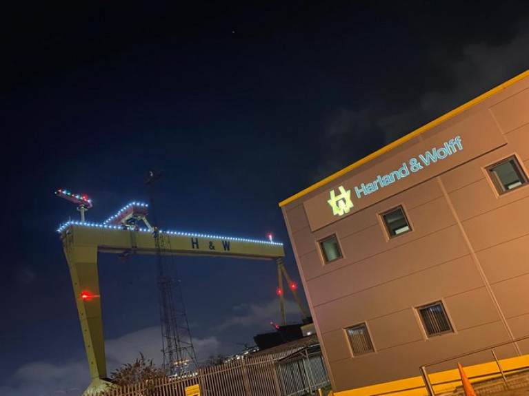 H&amp;W has taken on 13 apprentices at its iconic Belfast shipyard site. 