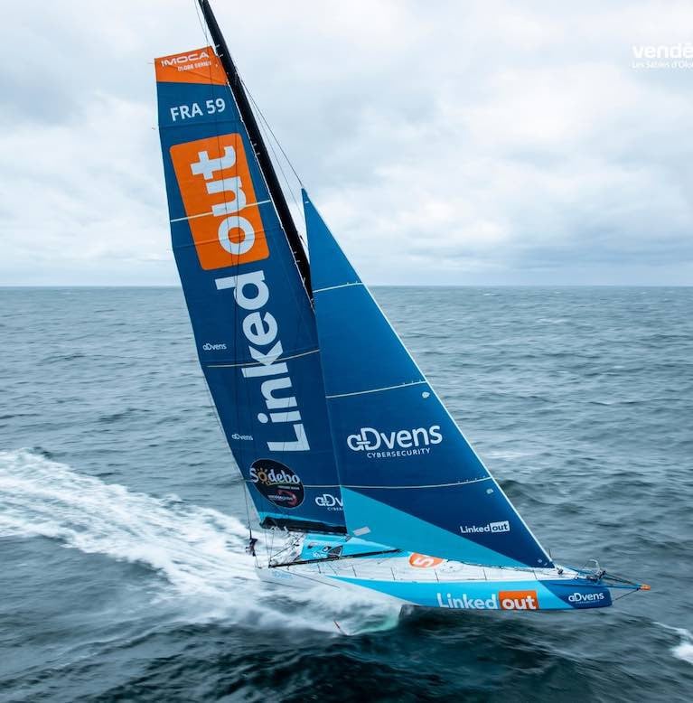 It is the first time 39 year old Ruyant, a past winner of the Mini Transat, has lead the Vendée Globe