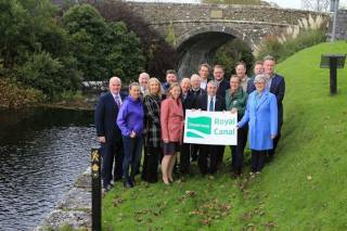 Announcing funding for the Royal Canal Greenway's second phase this past Thursday 10 October