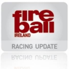 Butler &amp; Oram Lead Fireball Dinghies on Dublin Bay