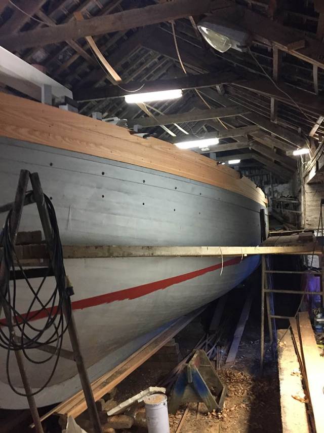 Ilen – restoration work continues in West Cork on Ireland's last surviving Sail Trader