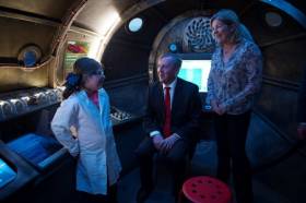Marine Minister Michael Creed opens Ireland’s first sea science gallery in Galway City Museum last month