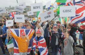 Optimist sailors from across Ireland– and the UK– have gathered at the RIYC for the National Championships on Dublin Bay 