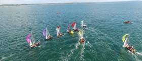 The GP14 fleet were welcomed back to Newtownards Sailing Club for their Ulster Championships at the weekend. Scroll down for drone footage.