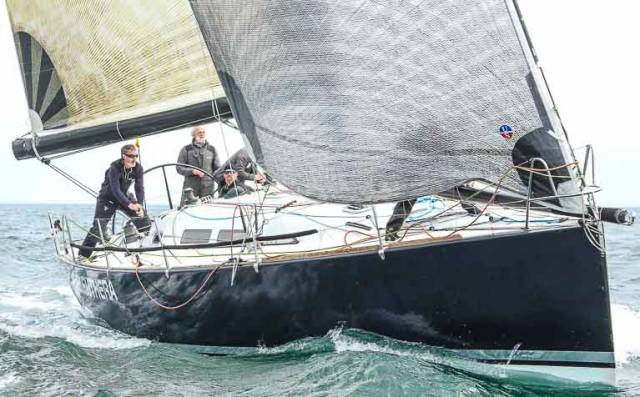 In class one of Calves Week Frank Whelan's Eleuthera from Greystones Sailing Club had a first in both IRC and ECHO divisions