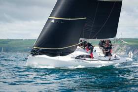 The Waterford A35 yacht Fools Gold, winner of the 2017 Sovereign&#039;s Cup and Welsh IRC Championships