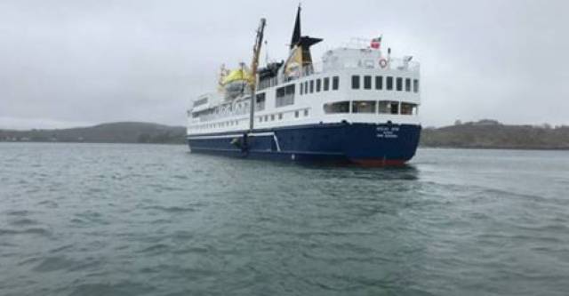 The first cruise ship to call to Cape Clear, off West Cork took place last Thursday when Ocean Nova anchored offshore
