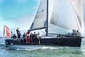 Frank Whelan&#039;s Eleuthera, a Grand Soleil 44, was the IRC overall winner in the first ISORA race from Dun Laoghaire. Scroll down for more photos