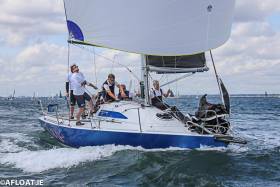 Dave Cullen&#039;s Half Tonner Checkmate XV from Howth Yacht Club is heading for Wales