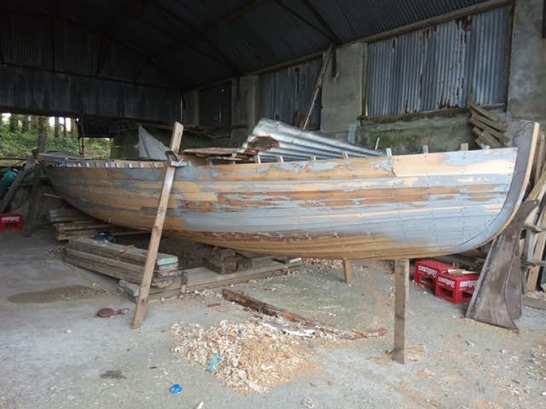 The Lady Min is being carefully restored in Ballydehob, West Cork