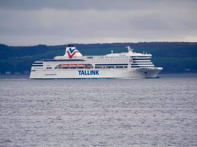The luxury Baltic Sea cruise-ferry, MS Romantika yesterday heads up the Firth of Clyde bound for Glasgow where the ship will be docked during COP26 so to house delegates. The ferry Afloat adds, asides working on charter, normally plied between Sweden and Latvia, though due to Covid, services has been suspended since March, 2020.  