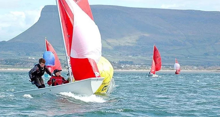 Mirror dinghy racing in Sligo Bay, which will host the 2020 Mirror Nationals next month