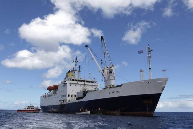 The former Royal Mail Ship, RMS St. Helena, a passenger-cargoship Afloat adds was confirmed by the St. Helena Government with a sale of the ship concluded in London yesterday. The 6,000 gross tonnage ship is now to serve as an anti-piracy security transfer vessel in the Middle East.