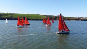 Blue skies and great breezes for Kinsale&#039;s first races of their Frostbite Series