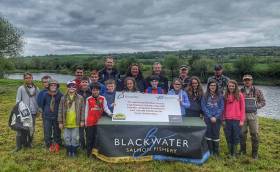 Bandon Scouts learned all about fly fishing on the River Blackwater during their recent free fishing day