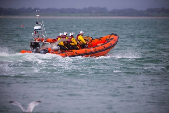 Helvick Head RNLI's inshore lifeboat Robert Armstrong