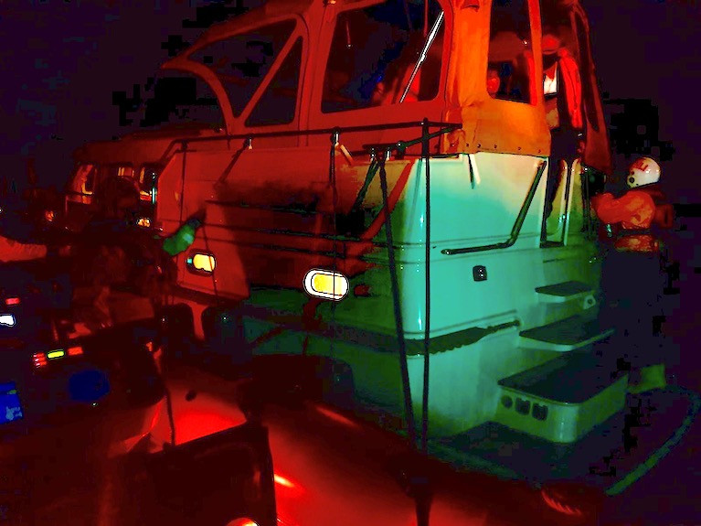 Lough Derg RNLI assisted four people on the 35-foot motor cruiser