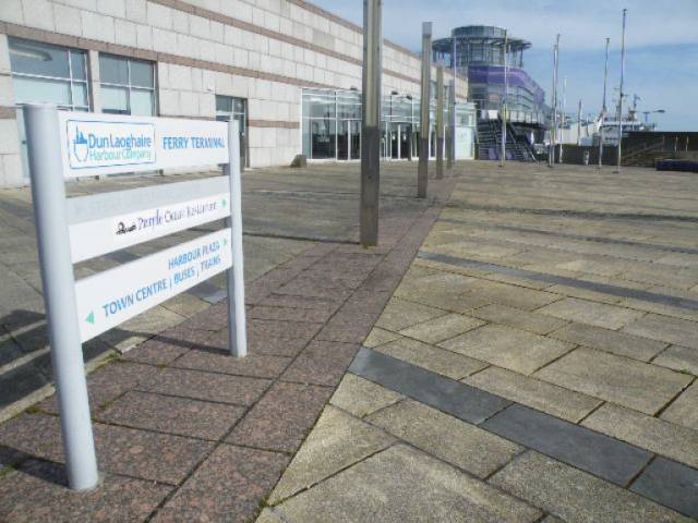 Dun Laoghaire's former ferry terminal on St Michael's Pier