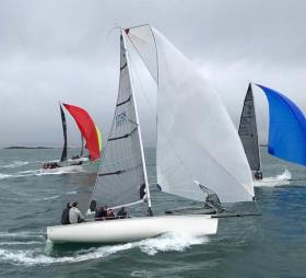 Big breeze for the first day of the 1720 Nationals off Baltimore in West Cork