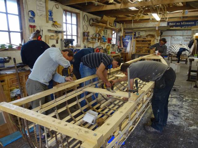 Launch of Migrant–Built Traditional Currach in Cork