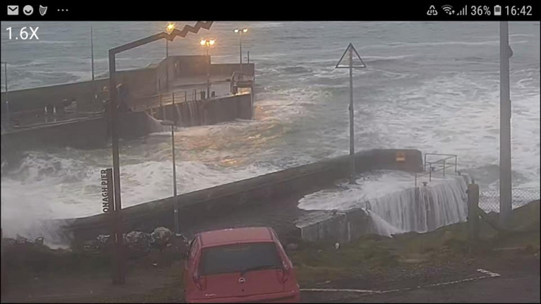 Roonagh Pier, Louisburgh which was posted on Facebook by the Co. Mayo ferry operator.