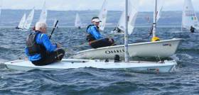 Laser racing at Ballyholme Yacht Club for the National Title