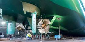 Ulysses returns to service having had new propellers and new rudder components fitted