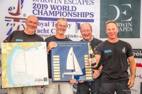 2019 J/70 Corinthian World Champions - Soak Racing (IRL) Marshall King (second from left), Ian Wilson, Andrew Shorrock, Adam Brushett