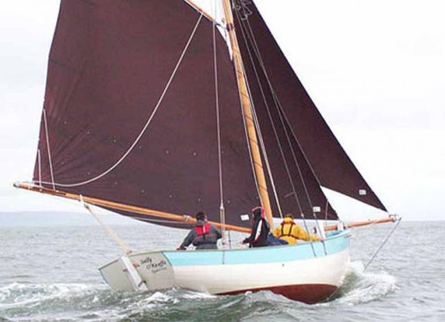 One of the most attractive boats to be built in Ireland in the past decade, the 25ft Shannon Estuary cutter Sally O’Keeffe will be the focal point of a pub gathering in Carrigaholt on the Loop Head peninsula on the night of Friday 23rd February.