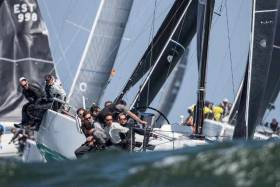 Big waves and breezy conditions made for fast, close racing
