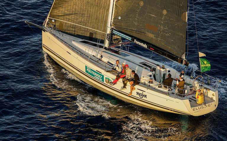 Appropriately named Elusive is the first yacht in 40 years for a boat to repeat success in consecutive years in the Middle Sea Race