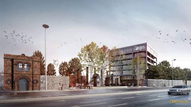 Dublin Port is to 'soften' its boundaries with the capital city and provide a public realm at the Port Centre headquarters. This project will be the first such development in 35 years. 