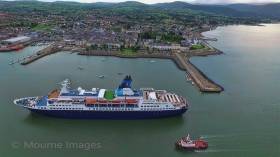 Cruise market potential highlighted for tourism market in district on Carlingford Lough. Afloat adds above is the small cruiseship Saga Pearl II (449 passengers) which has called to the Co. Down port in recent years. 