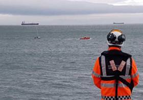 The ILB crew located the boat shortly after 9.30am. Neither person required medical attention and they were towed back to shore at Dun Laoghaire.