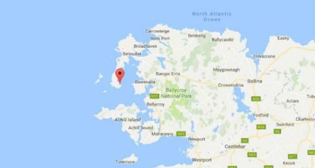 A major sea search is underway off the Co Mayo coast, near Blacksod for a Coast Guard Helicopter