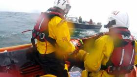 Larne and Red Bay RNLI lifeboats were called out to a vessel lost in fog