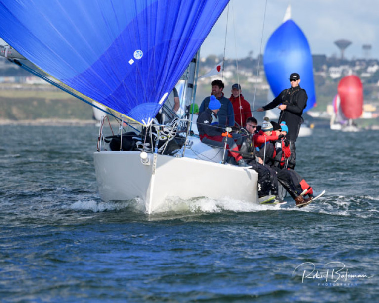 Brian Jones&#039; Jelly Baby is last year&#039;s IRC One Autumn league winner. The J109 crew is defending its title on Sunday in Cork Harbour 