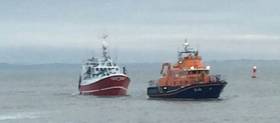 Rosslare RNLI tow 22 metre fishing vessel in the early hours of Sunday morning