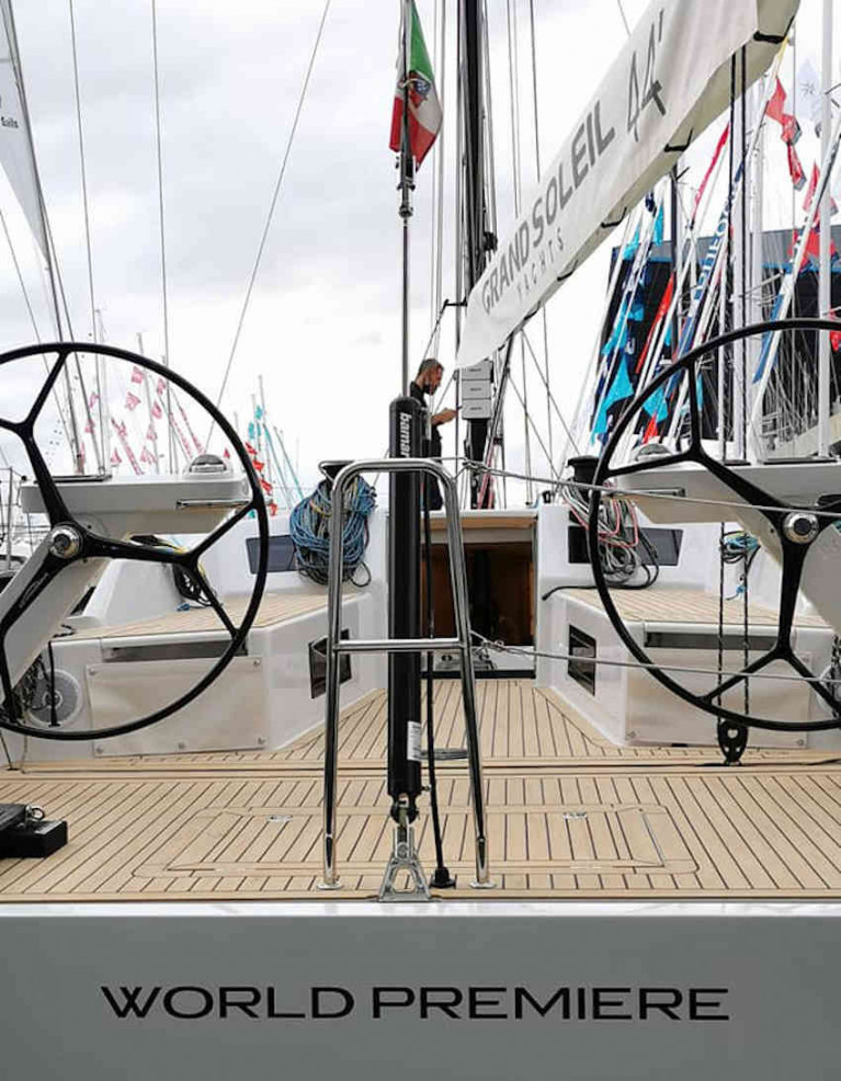 The Grand Soleil 44 Performance is on show at Genoa until Tuesday 6 October
