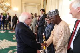President Michael D. Higgins, met with participants of UNCTAD&#039;s Train For Trade global port management programme, which he called &quot;an example of internationalisation in the best sense, dedicated to the prosperity of all the peoples of the world&quot;. 